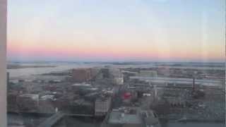 Boston Time Lapse at Sunset on November 14, 2012