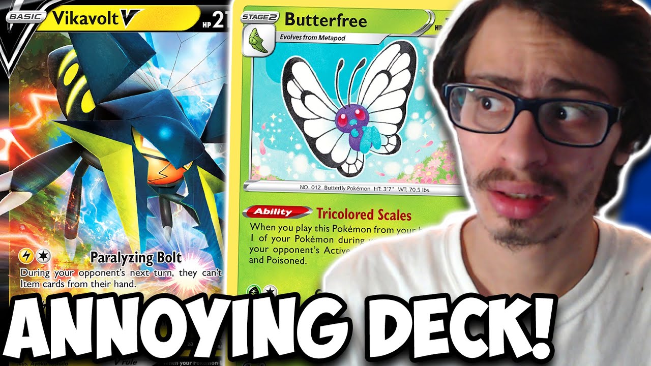 I Would HATE To Play Against This Deck! EVIL Vikavolt/Butterfree Deck! PTCGO