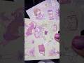 keychain set unboxing 🌹🍒 #keychain #unboxing #sticker #diy #journal