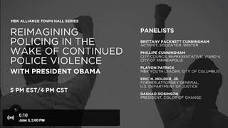 #Obama joins virtual #town hall to discuss #police #brutality | 3