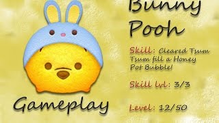 Line Disney Tsum Tsum - Bunny Pooh Gameplay Skill 3