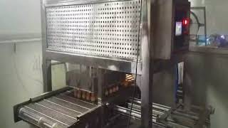 Semi-automatic cake depanner/demoulding
