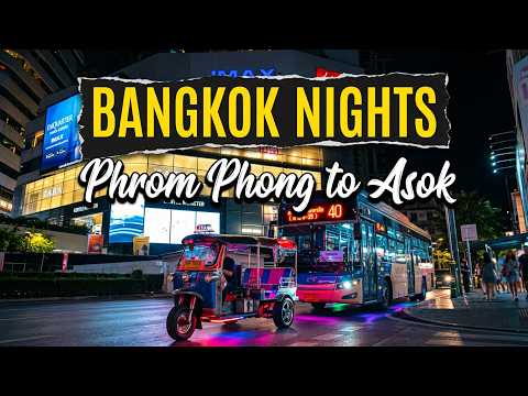 4K HDR Walking Tour Bangkok Sukhumvit Phrom Phong Emquartier To Asok Terminal 21 No Commentary.