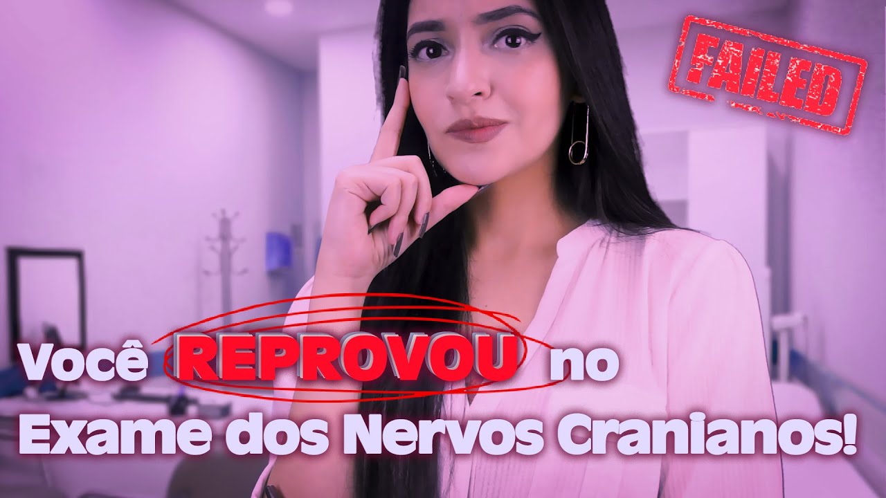 ASMR EXAME DOS NERVOS CRANIANOS DETALHADO mas você não tá bem!! 😳 - Você REPROVOU 😞