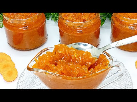 مربى الجزر بأفضل وأسهل طريقة بدون مواد حافظه أو ألوان صناعية مربى الجزر بالبرتقال