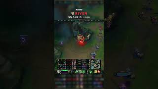 (Harbo) Riven SOLO KILLS Jhin | EUW Grandmaster Patch 26.12 #shorts