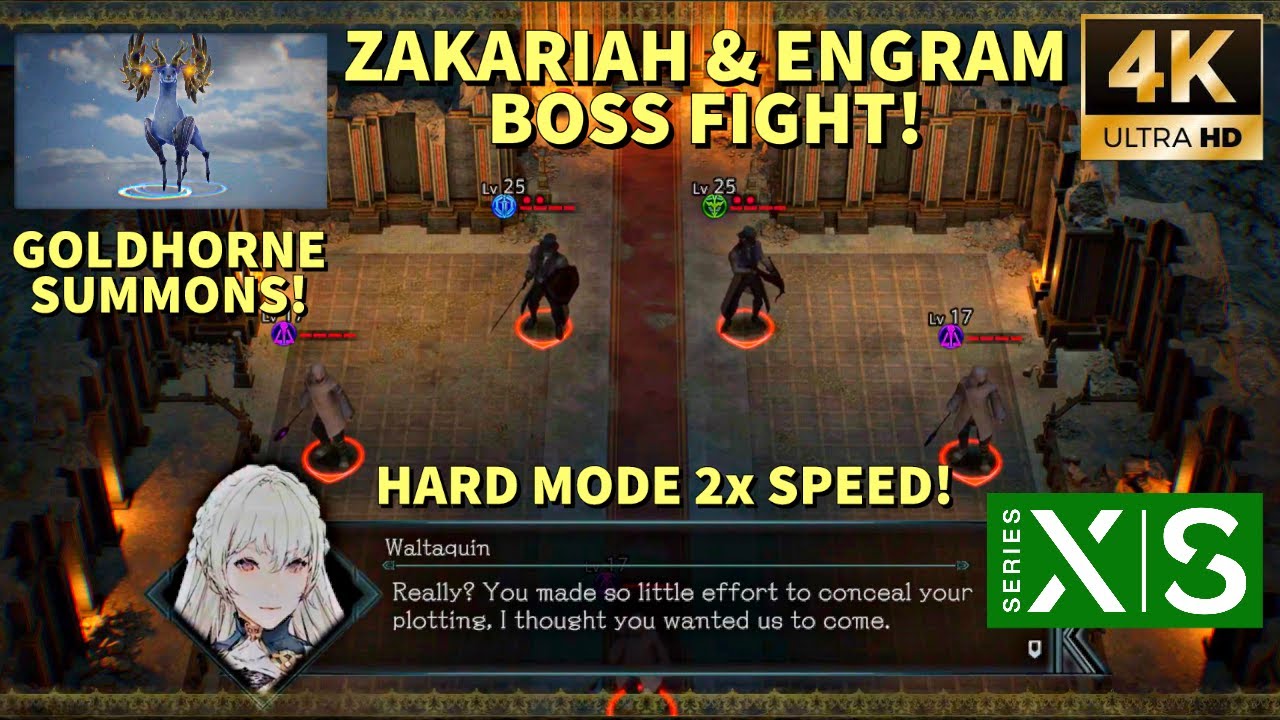 The DioField Chronicle: Zakariah and Engram Boss Fight [Hard] No Units Lost, 2x Speed!