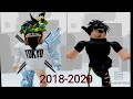 My roblox avatar evolution 2018-2020.