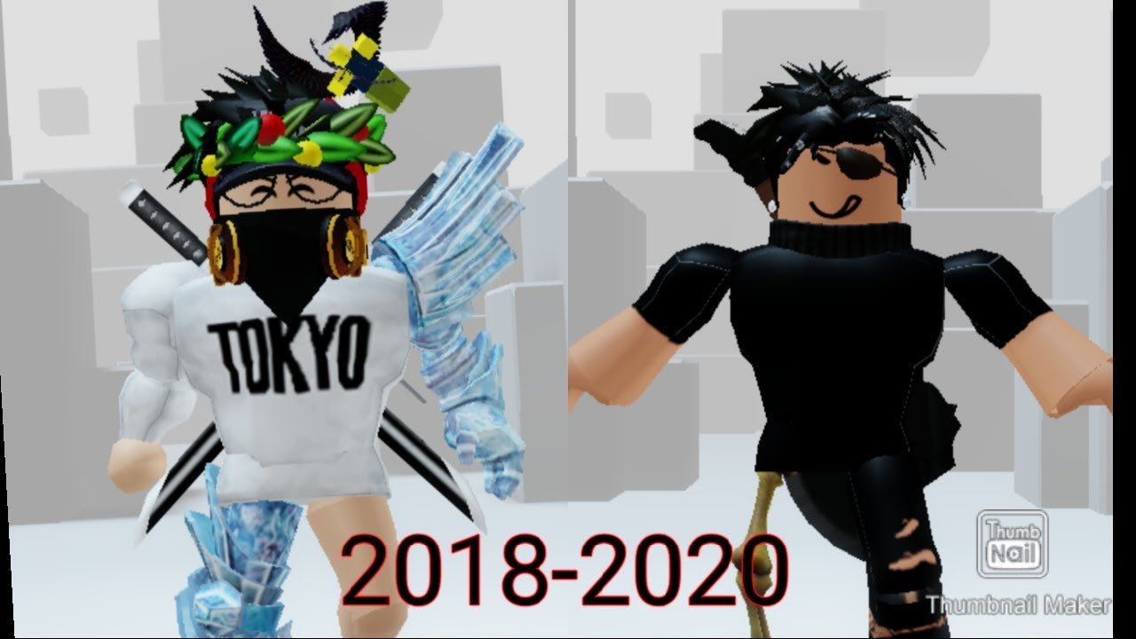 My Roblox Avatar Evolution 2018 2020 Youtube - roblox avatar preview