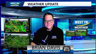 Thursday Evening 5pm Weather Broadcast, Severe Storms Possible South 8/20@WestTNWeather