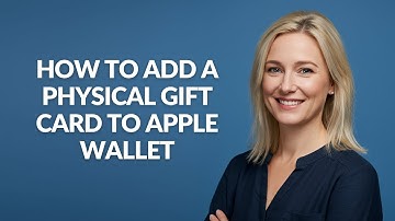 HOW TO ADD A PHYSICAL GIFT CARD TO APPLE WALLET - Julia