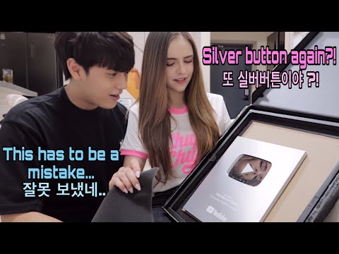 골드 버튼대신 실버버튼을 받았을 때 외국인 아내의 반응( 대실망 ㅋㅋㅋㅋㅋ)