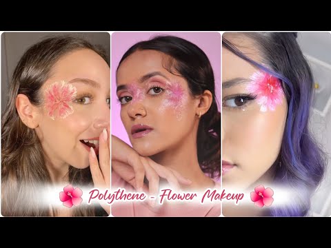 Creative Makeup Ep.3 Polythene Flower 🌺 Makeover || Anshika Soni