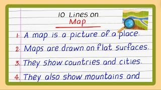10 Lines on Map | Maps | Few Lines about Map | Write about Maps