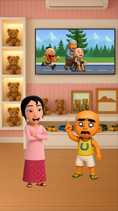 Mom helps her sister⁉️ #animation #cartoon