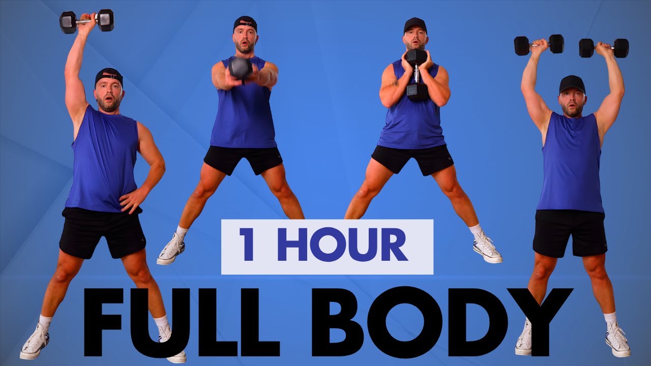 1 Hour Full Body Workout at Home – 55 No Repeat Moves for Strength ...