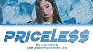 BLACKPINK-JENNIE [제니] 'PRICELE$$' | Color Coded Lyrics (Han/Rom/Eng) [ Mix by KV  ]