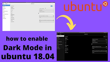 How To Enable Dark Mode In Ubuntu 18.04