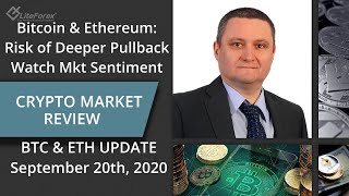 Bitcoin and Ethereum Risk of Deeper Pullback   Price Action, Technical Analysis 20.09.2020