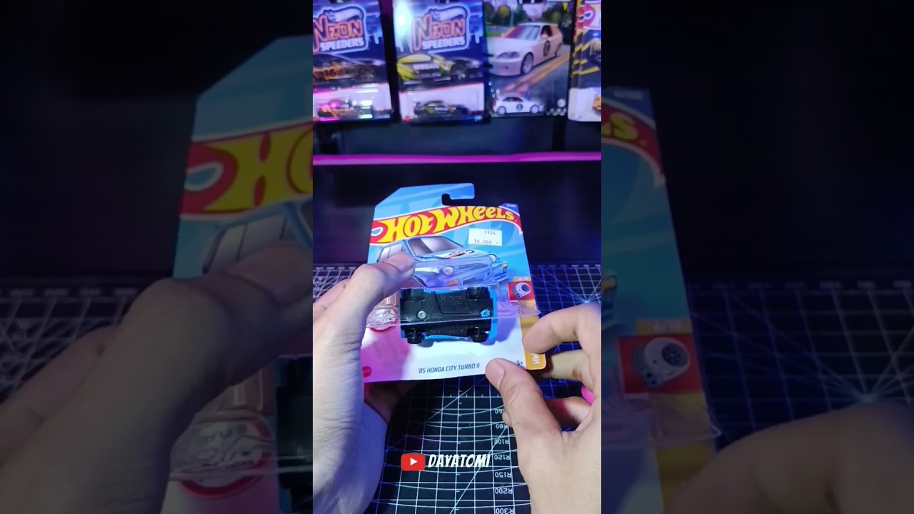 How to open blister hot wheels with aceton 