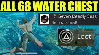 Find all treasure chest in underwater shipwrecks | Assassins Creed black flag (Seven deadly seas)