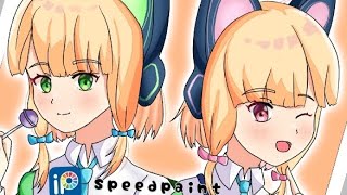 Speedpaint Saiba Twins Tutorial - Ibis Paint X Android