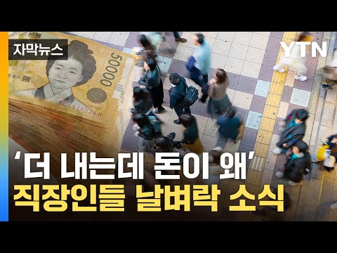   자막뉴스 가입자들 깜짝 놀랄 소식 국민연금 개혁안 보니 YTN