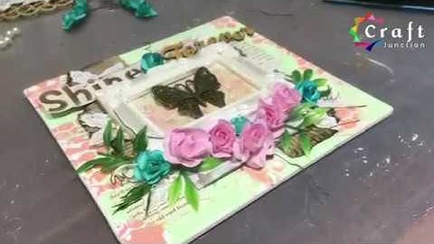 MIXED MEDIA CANVAS VIDEO TUTORIAL BY RACHANA SHAH