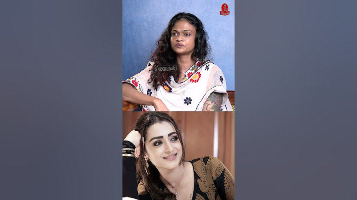 Suchi Leaks-ல வந்த Photos-லாம் Trisha தான் கொடுத்தாங்க - Singer Suchitra