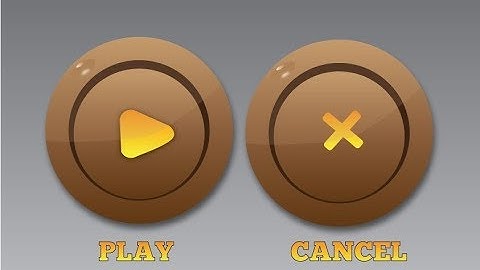 Illustrator CC Tutorial | Game Assets | Create GUI Game Button with Glossy Effect