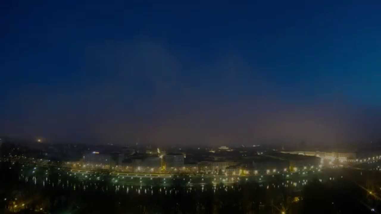 Alba dal monte dei Cappuccini (Torino), Timelapse