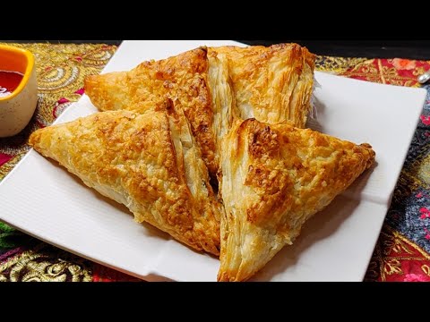 Veg Aloo Puff Patties Recipe.