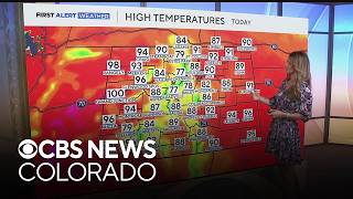 Isolated storms across Colorado for Friday with a big warm up in store this weekend