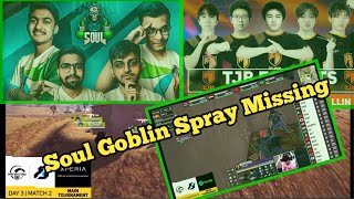 Team Soul Vs TJB || Soul Goblin Spray Missing PMWI * Team TJB Vs Team Soul || BGMI Live Esports