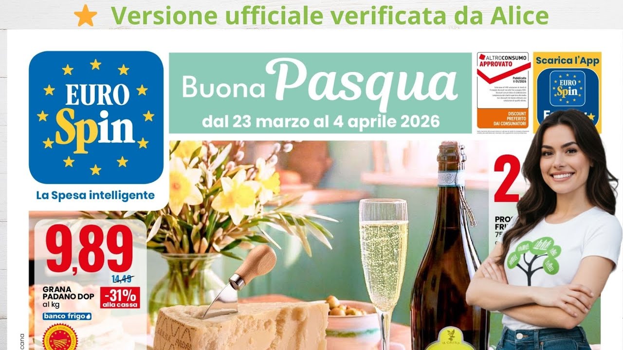 Volantino Eurospin dal 23 marzo al 4 aprile 2026