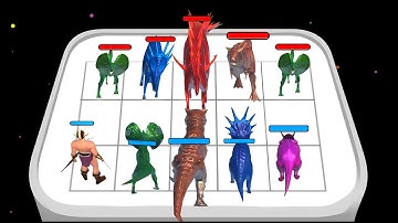 Merge Master Dinosaur Fusion - Merge Simulator Battles ( Part - 04 ) AR