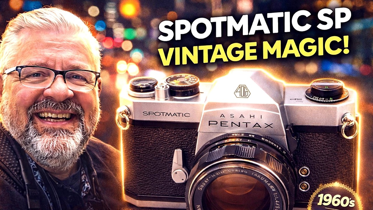 Pentax Spotmatic SP 35mm film camera Takumar Lens Review