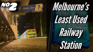 I went to Melbourne’s least used train station… at night?