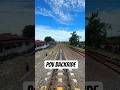 POV backride #keretaapi #keretaapiindonesia #kai #backridebytrain #shorts