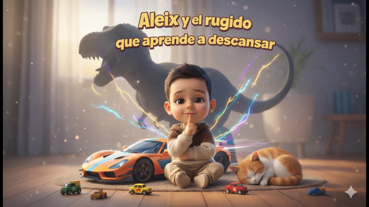 Gestión de la rabia y miedo a dormir solo | Aleix y el rugido que descansa | Cuento infantil