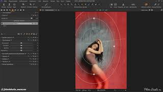 картинка: Радиальная маска в Capture One - пример пост-обработки фотографии (делаем лучи на фото)