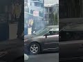 Moment a police officer disperse protesters with tear gas in Rivers State