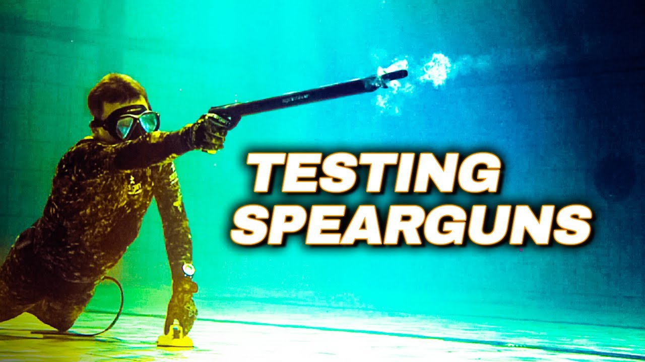 Underwater Hunting: Firing Spearguns On Land & Underwater 