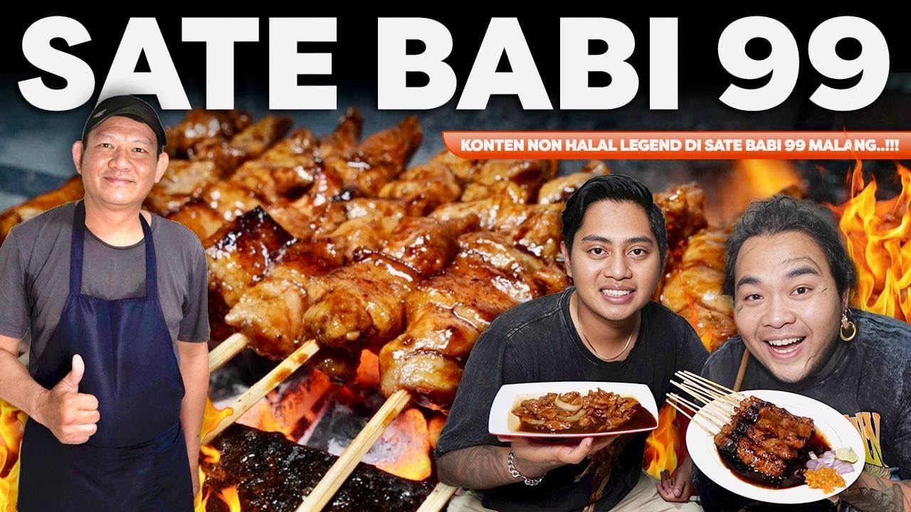 KONTEN NON HALAL LEGEND DI SATE BABI 99 MALANG..!!! - YouTube
