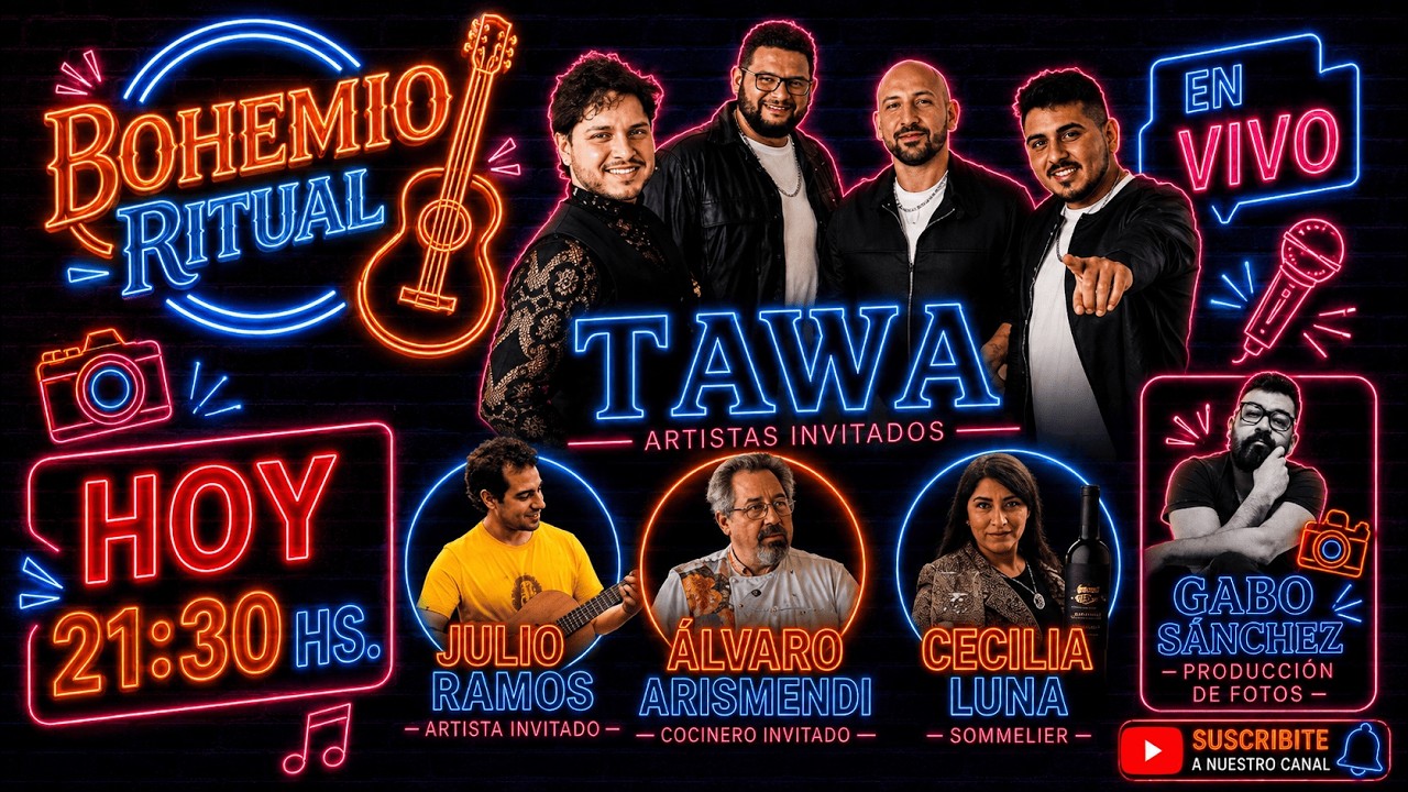 🎶 BOHEMIO RITUAL EN VIVO | TAWA + Julio Ramos | Música, Folclore y Encuentro 🎶
