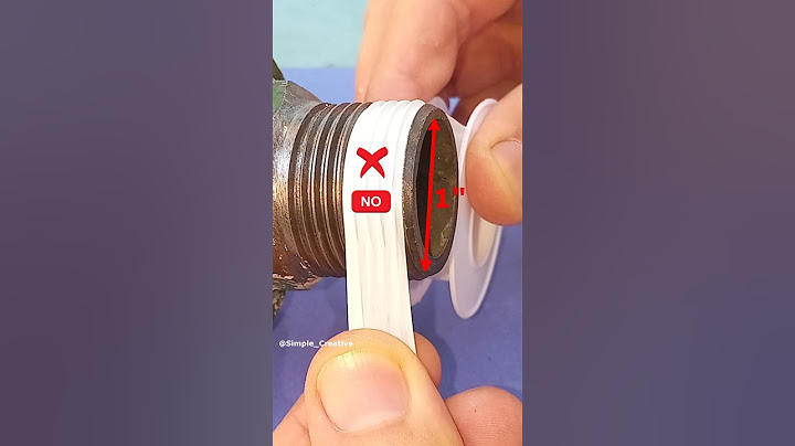 Remember this Tip of experienced Plumbers! How to use teflon tape on large diameter pipes? #shorts