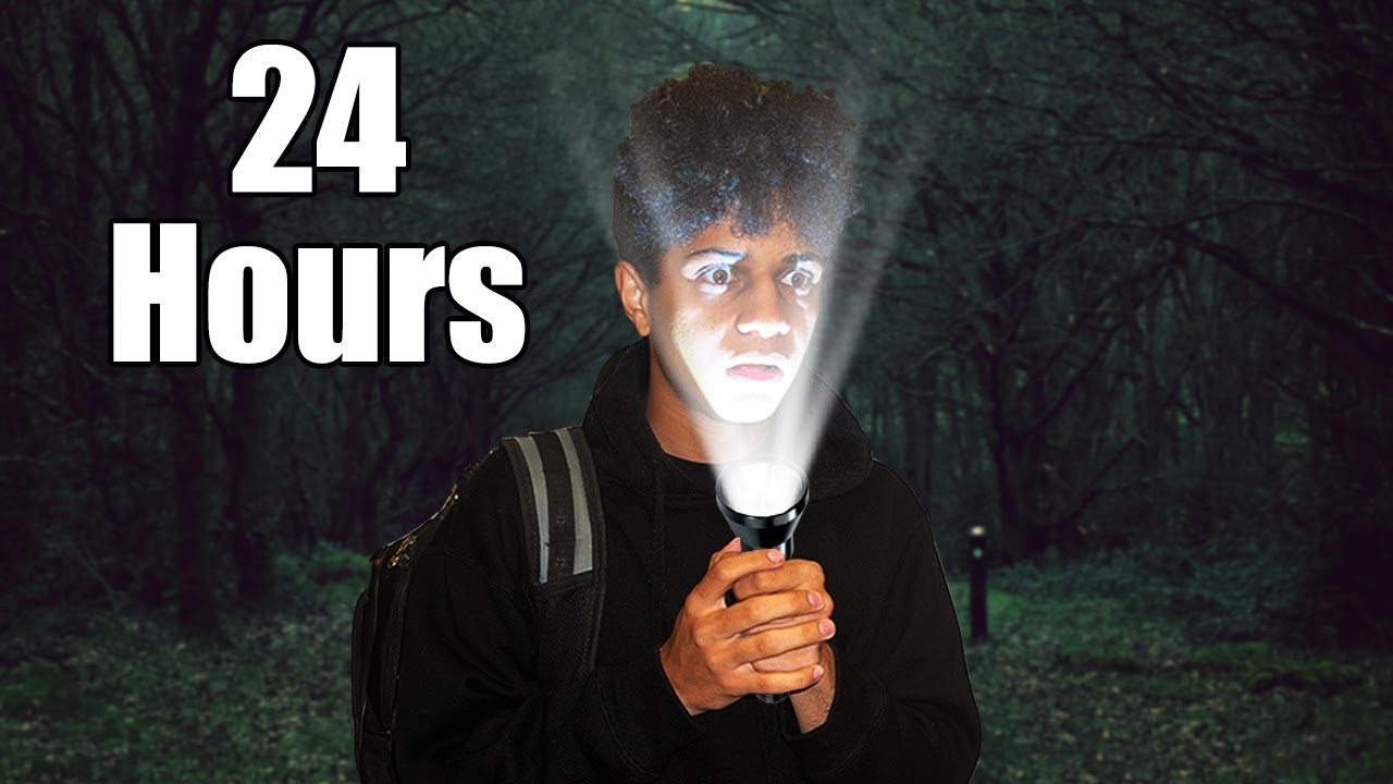 Surviving 24 Hours Straight In A Forest - YouTube