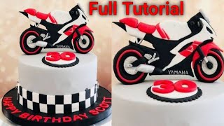 Yamaha Bike Cake Tutorial | How To Make Bike Cake | Seller FactG