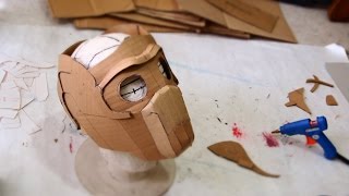 How to make Star-Lord Mask Part 1 -  Cardboard (PDF template)