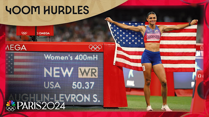 Sydney McLaughlin-Levrone pagerino 400 m barjerinio bėgimo aukso rekordą | Paryžiaus olimpinės žaidynės | NBC sportas